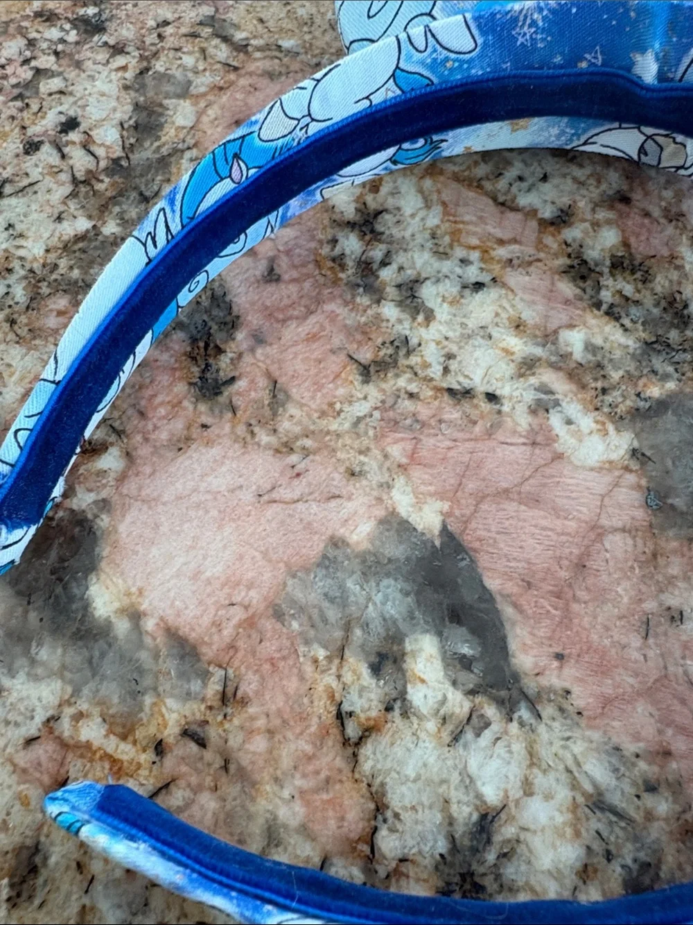 Pegasus Disney-Inspired Mouse Ear Headband with White Sequin Bow